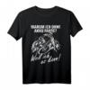 Warum ich ohne Akku fahre, weil ich es kann! Radler T-Shirt – Lustiges MTB & Radfahrer Motiv für Trail und Biken