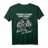 Warum ich ohne Akku fahre, weil ich es kann! Radler T-Shirt – Lustiges MTB & Radfahrer Motiv für Trail und Biken
