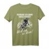 Warum ich ohne Akku fahre, weil ich es kann! Radler T-Shirt – Lustiges MTB & Radfahrer Motiv für Trail und Biken