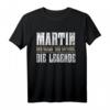 Vorname Martin T-Shirt – Lustiges personalisiertes Geschenk für Männer, Kinder & Jungen mit Namen Martin