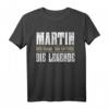 Vorname Martin T-Shirt – Lustiges personalisiertes Geschenk für Männer, Kinder & Jungen mit Namen Martin