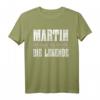 Vorname Martin T-Shirt – Lustiges personalisiertes Geschenk für Männer, Kinder & Jungen mit Namen Martin