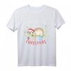Lustiges Faultier Weihnachts T-Shirt mit Schneeflocken und Mütze – Perfekt für Winterferien, Weihnachten & Geburtstage für Faultierliebhaber