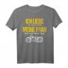 Ich Liebe Es Wenn Meine Frau Mich Motorrad Fahren Lässt Fun T-Shirt – Lustiges Geschenk für Motorradfahrer zum Jahrestag, Hochzeitstag & Jubiläum