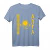 Kasachstan ALGA T-Shirt mit Flagge, Adler und Sonne – Patriotisches Outfit für Kasachen, Freunde und Lkw-Fahrer aus Kasachstan