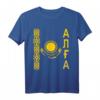 Kasachstan ALGA T-Shirt mit Flagge, Adler und Sonne – Patriotisches Outfit für Kasachen, Freunde und Lkw-Fahrer aus Kasachstan