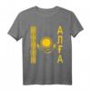 Kasachstan ALGA T-Shirt mit Flagge, Adler und Sonne – Patriotisches Outfit für Kasachen, Freunde und Lkw-Fahrer aus Kasachstan