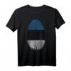 Fingerabdruck Estland Flagge Geschenk für stolze Esten T-Shirt – Perfekt zu Weihnachten & Geburtstag, zeigt Herkunft und Stolz