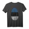 Fingerabdruck Estland Flagge Geschenk für stolze Esten T-Shirt – Perfekt zu Weihnachten & Geburtstag, zeigt Herkunft und Stolz