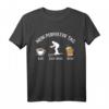 Lustiges Skifahrer T-Shirt - Mein perfekter Tag mit Kaffee & Bier für Skiliebhaber & Wintersportfans