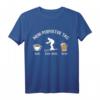 Lustiges Skifahrer T-Shirt - Mein perfekter Tag mit Kaffee & Bier für Skiliebhaber & Wintersportfans