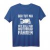 Herren HapKoala Motorrad T-Shirt – Lustiges Spruch-Shirt für Motorradfahrer und Biker-Liebhaber als Geschenkidee