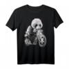 Riesenpanda mit Jungen, die Motorräder fahren T-Shirt – Lustiges Tierdesign für Panda-Enthusiasten und Tierliebhaber