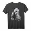 Riesenpanda mit Jungen, die Motorräder fahren T-Shirt – Lustiges Tierdesign für Panda-Enthusiasten und Tierliebhaber
