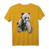 Riesenpanda mit Jungen, die Motorräder fahren T-Shirt – Lustiges Tierdesign für Panda-Enthusiasten und Tierliebhaber