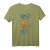 Buntes Fahrrad T-Shirt - Geschenk für Radfahrer, Männer, Frauen, Kinder & Fahrradliebhaber für alle Jahreszeiten