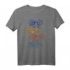 Buntes Fahrrad T-Shirt - Geschenk für Radfahrer, Männer, Frauen, Kinder & Fahrradliebhaber für alle Jahreszeiten