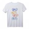 Buntes Fahrrad T-Shirt - Geschenk für Radfahrer, Männer, Frauen, Kinder & Fahrradliebhaber für alle Jahreszeiten