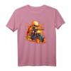 Cooles Fahrrad mit Skelett auf Feuer und Flammen T-Shirt – Perfektes Geschenk für Motorrad-Fans und Biker zu Weihnachten, Geburtstag & 4. Juli