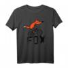Lustiges Fahrrad T-Shirt mit Fuchs – Tierliebhaber Geschenk für Damen, Herren & Kinder, ideal für Geburtstag, Weihnachten & mehr