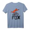 Lustiges Fahrrad T-Shirt mit Fuchs – Tierliebhaber Geschenk für Damen, Herren & Kinder, ideal für Geburtstag, Weihnachten & mehr
