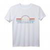 Amsterdam Niederlande Holland Fahrrad Vintage Geschenk T-Shirt – Souvenir für Radfahrer und Holland-Liebhaber