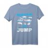Skydiving Spruch Keep Calm and Jump T-Shirt - Lustiges Fallschirmspringen T-Shirt als Geschenk für Abenteurer & Extremsportler