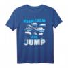 Skydiving Spruch Keep Calm and Jump T-Shirt - Lustiges Fallschirmspringen T-Shirt als Geschenk für Abenteurer & Extremsportler