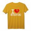 I Love Skydiving T-Shirt - Für Extremsportler & Adrenalin-Junkies, perfekt als Geschenk für Fallschirmspringer, Lehrer & Bundeswehr Fallschirmjäger