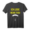 Herren Fallschirmspringer T-Shirt - Ich Liebe Meine Frau Spruch Shirt, Lustiges Geschenk für Extremsportler zu Geburtstag, Weihnachten & Valentinstag
