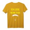 Herren Fallschirmspringer T-Shirt - Ich Liebe Meine Frau Spruch Shirt, Lustiges Geschenk für Extremsportler zu Geburtstag, Weihnachten & Valentinstag