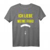 Herren Fallschirmspringer T-Shirt - Ich Liebe Meine Frau Spruch Shirt, Lustiges Geschenk für Extremsportler zu Geburtstag, Weihnachten & Valentinstag