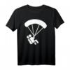 Tandem Fallschirmspringen T-Shirt für Paare – Abenteuerliches Geschenk für Extremsportfans & Fallschirmsprung-Enthusiasten