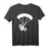Tandem Fallschirmspringen T-Shirt für Paare – Abenteuerliches Geschenk für Extremsportfans & Fallschirmsprung-Enthusiasten