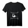 Damen Bodyflying Windkanal Indoor Fallschirmspringen Tunnel Flug T-Shirt mit V-Ausschnitt – Perfektes Geschenk für Skydiving- und Adrenalin-Fans