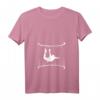 Damen Bodyflying Windkanal Indoor Fallschirmspringen Tunnel Flug T-Shirt mit V-Ausschnitt – Perfektes Geschenk für Skydiving- und Adrenalin-Fans