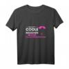 Damen Fallschirmspringen T-Shirt mit V-Ausschnitt – Lustiges Extremsport Design für Mädchen & Frauen, das coole Kleidung für Extremsportliebhaberinnen