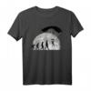 Fallschirmspringer Evolution Mond Skydive T-Shirt – Lustiges Motiv für Springer, Tandemsprung & Profis im Fallschirmsport