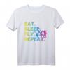 Eat Sleep Fly Repeat Skydive Skydiving T-Shirt – Lustiges Geschenk für Fallschirmspringer & Extremsportfans