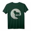 Löwe im Mondschein auf einem Felsen T-Shirt – Spirituelles Design für Sternzeichen Löwe, Astronomen und Mondliebhaber, perfektes Geschenk zum Geburtstag