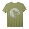 Löwe im Mondschein auf einem Felsen T-Shirt – Spirituelles Design für Sternzeichen Löwe, Astronomen und Mondliebhaber, perfektes Geschenk zum Geburtstag