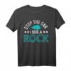 Geschenk für Geologe und Steinsammler - Felsen, Fossilien & Geologie T-Shirt mit Spruch 'Stop The Car I See A Rock' für Weihnachten & Geburtstag