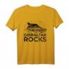 Gibraltar Felsen T-Shirt - Klassisch geschnitten, doppelt genähter Saum, perfekt für Gibraltar-Reisende und Souvenir-Liebhaber