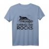 Gibraltar Felsen T-Shirt - Klassisch geschnitten, doppelt genähter Saum, perfekt für Gibraltar-Reisende und Souvenir-Liebhaber