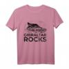 Gibraltar Felsen T-Shirt - Klassisch geschnitten, doppelt genähter Saum, perfekt für Gibraltar-Reisende und Souvenir-Liebhaber