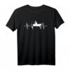 Angler T-Shirt mit Herzschlag Fischmotiv - Perfekt für Bootangler, Angelfreunde & Fischer am See