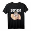 Herren Plattdeutsch Moin Ihr Spacken Fitness T-Shirt – Lustiges Norddeutsches Muskelshirt für Seemänner, Kapitäne & Humorliebhaber