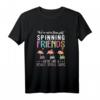 Damen Funny Flamingos Indoor Cycling T-Shirt - Lustiges Sportshirt für Radfahrerinnen mit klassischem Schnitt