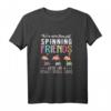Damen Funny Flamingos Indoor Cycling T-Shirt - Lustiges Sportshirt für Radfahrerinnen mit klassischem Schnitt