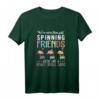 Damen Funny Flamingos Indoor Cycling T-Shirt - Lustiges Sportshirt für Radfahrerinnen mit klassischem Schnitt